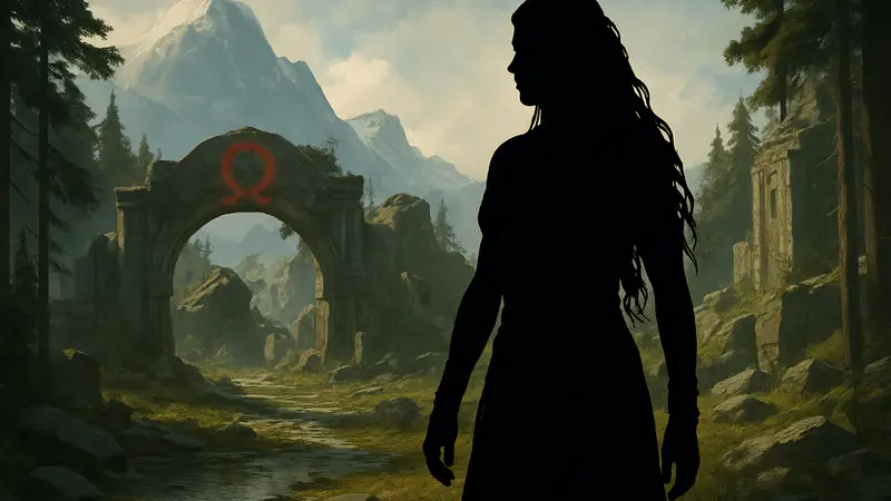 Фрейя, персонаж из вселенной God of War, в стилистике сериала Amazon Prime Video.