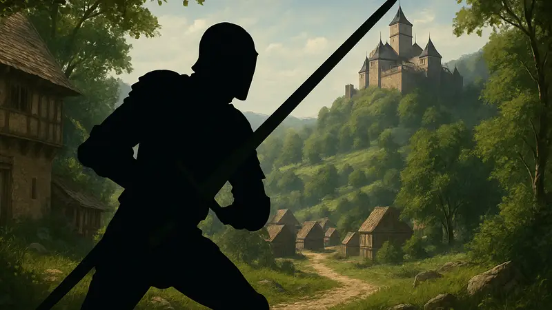 Генри из Kingdom Come: Deliverance 2 в средневековых доспехах, с мечом, сражается или исследует мир.