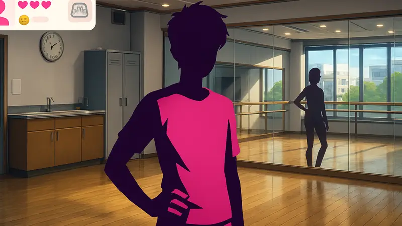 Скриншот игрового процесса K-pop Idol Stories: Road to Debut, демонстрирующий симулятор айдола