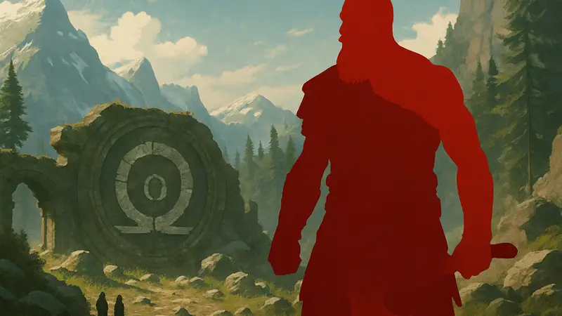 Райан Херст в образе Кратоса из сериала "God of War" от Amazon, первый взгляд.