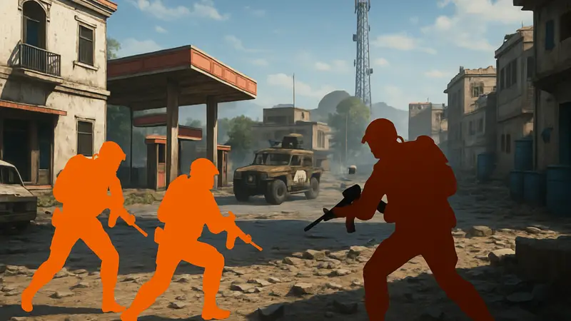 Игроки в режиме DMZ из Call of Duty Mobile на карте