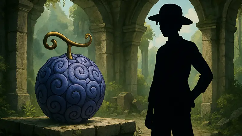 Изображение Дьявольского Фрукта типа Зоан из One Piece, указывающее на его древность и мощь в лоре аниме.