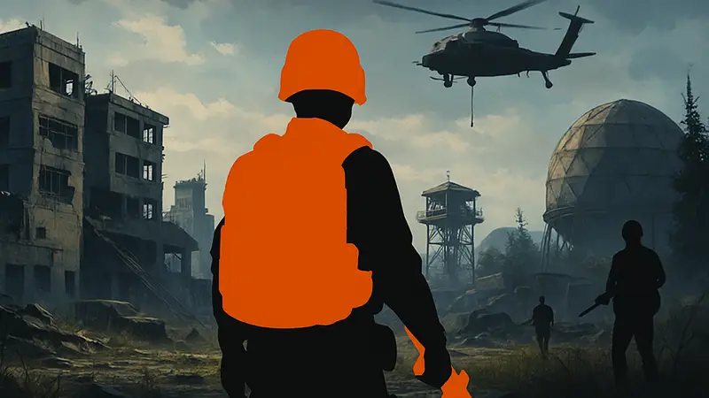 Игровой скриншот или логотип PUBG Black Budget, анонс альфа-теста.