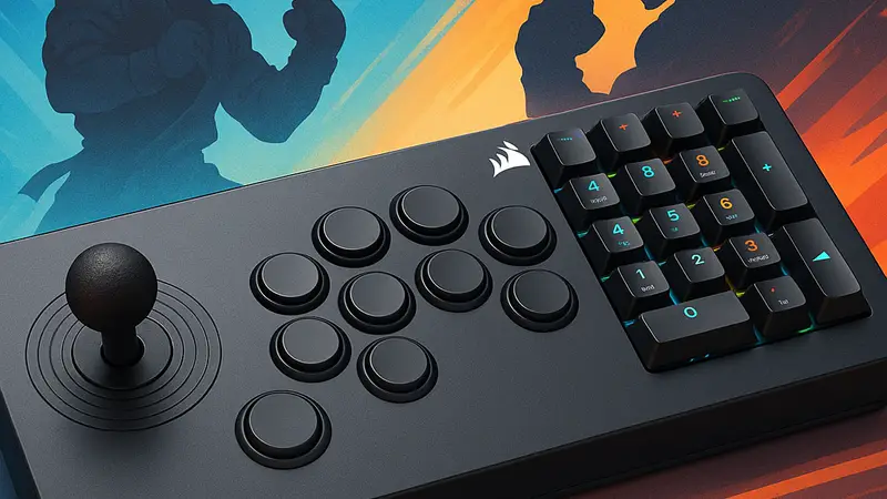 Игровой контроллер Corsair Novablade Pro для файтингов