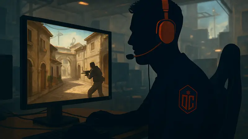 Киберспортсмен cadiaN из команды OG во время матча по CS2.