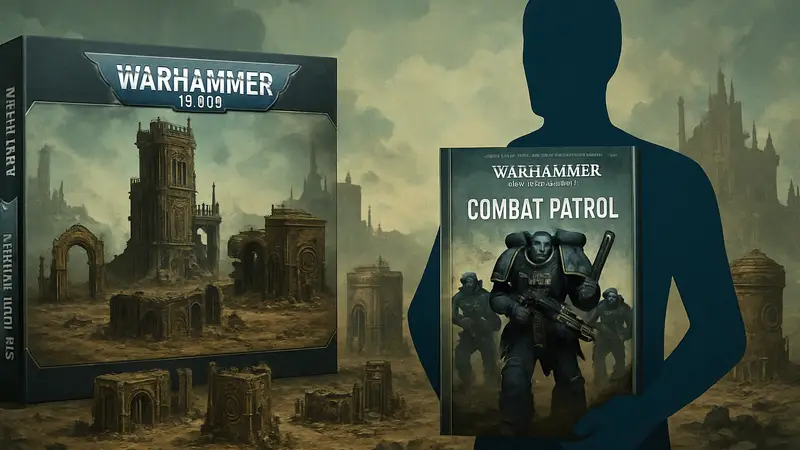 Набор ландшафта Terrain Area Set и книга Combat Patrol Companion для Warhammer 40,000