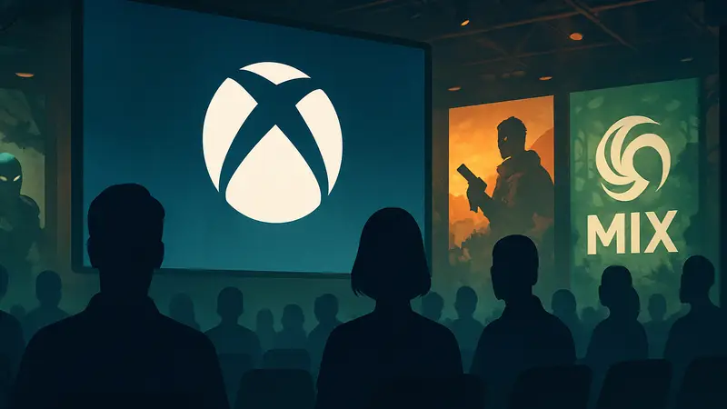 Логотип Xbox, анонсы игр, The MIX Spring Showcase 2026