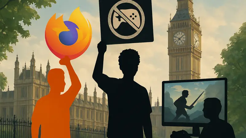 Коалиция Mozilla и "Stop Killing Games" против интернет-регулирования Великобритании, защищая приватность геймеров.