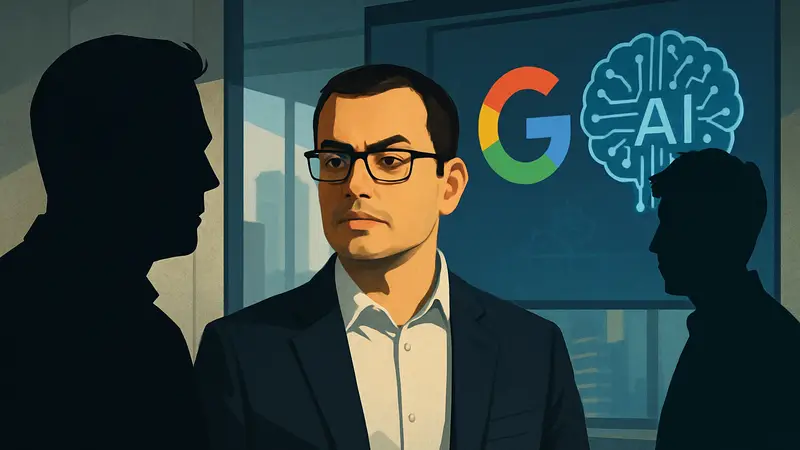 Демис Хассабис, руководитель Google AI, окружённый технологическими миллиардерами Элоном Маском и Сэмом Альтманом.