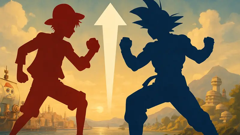 One Piece Луффи против Dragon Ball Гоку: битва за доходы Toei Animation. Аниме-франшизы.