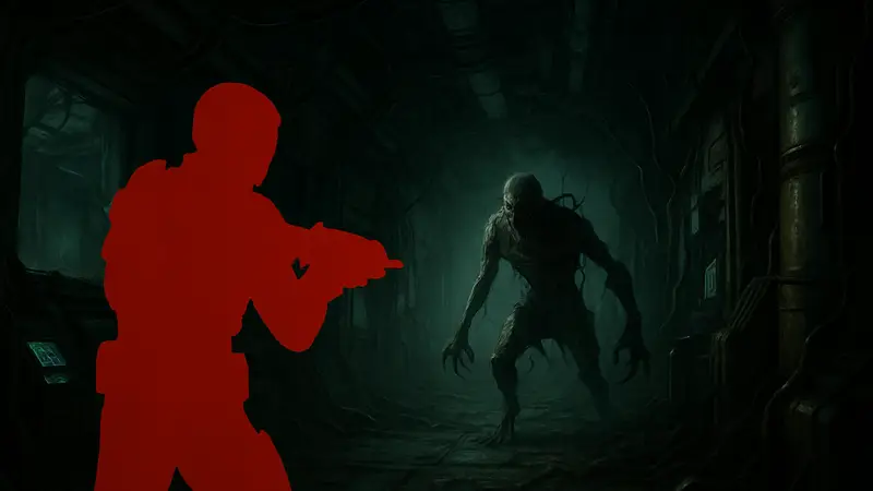 Скриншот нового научно-фантастического хоррор-шутера для Xbox Game Pass