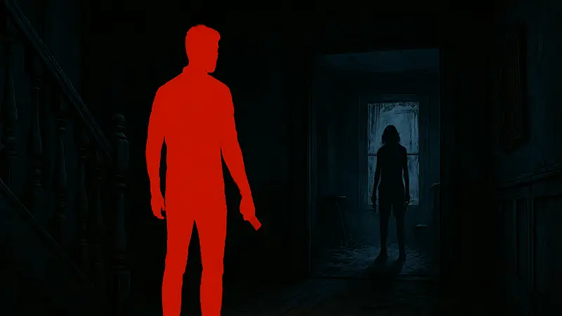 Логотип или промо-изображение отмененной игры Paranormal Activity: Threshold из-за Paramount.