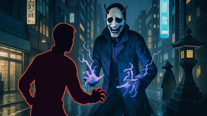 Изображение Ghostwire Tokyo с элементами японского фольклора и мистики