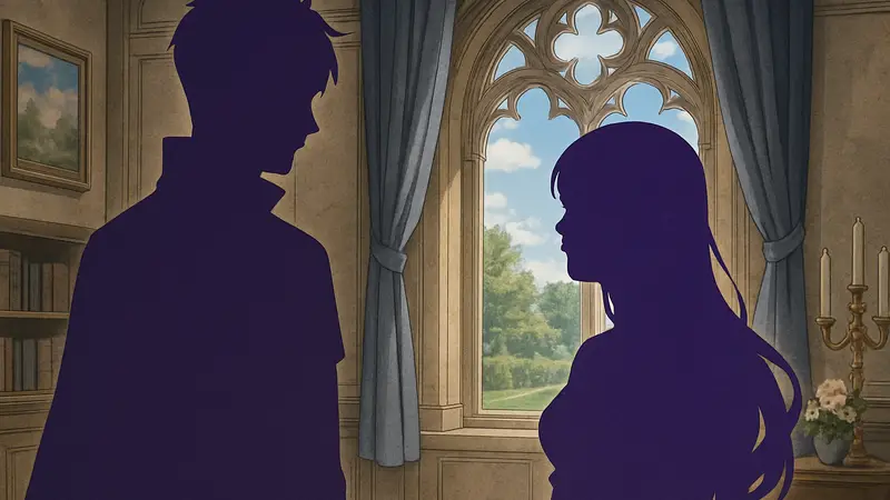 Иллюстрация персонажей аниме "Kimi wo Aisuru Ki wa Nai" to Itta Jiki Koushaku-sama ga Nazeka Dekiai shitekimasu.