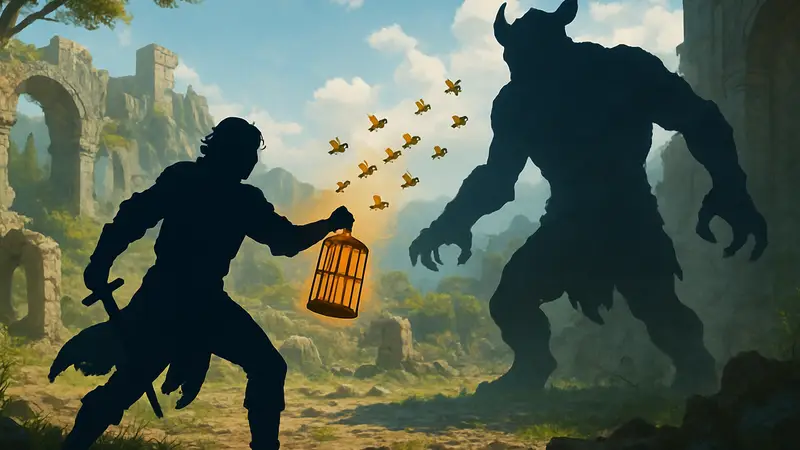 Игровой персонаж Crimson Desert выпускает пчёл на босса с помощью клеток