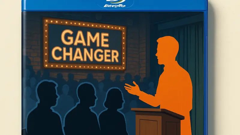 Обложка Blu-ray диска шоу "Game Changer" от стриминговой платформы Dropout.