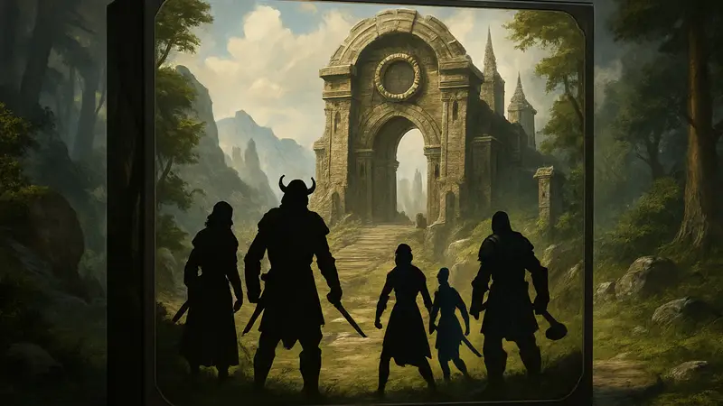 Коробка настольной игры The Elder Scrolls: Betrayal of the Second Era на русском языке