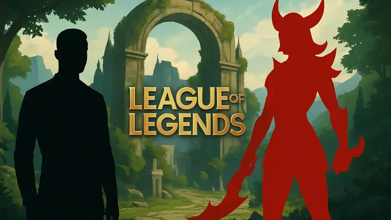 Логотип League of Legends и концепт стороннего скина