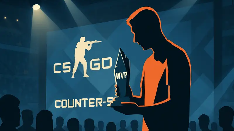 Киберспортсмен Latto получает награду MVP на турнире CS Asia Championships.
