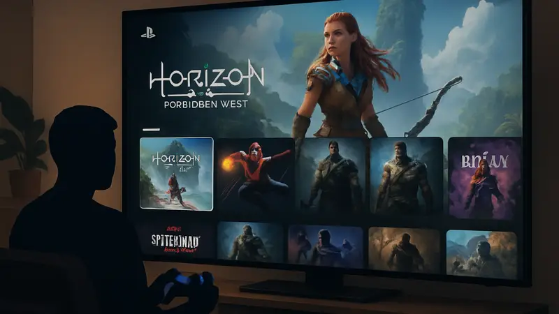 Новый интерфейс PlayStation Store на PS5 в стиле Netflix