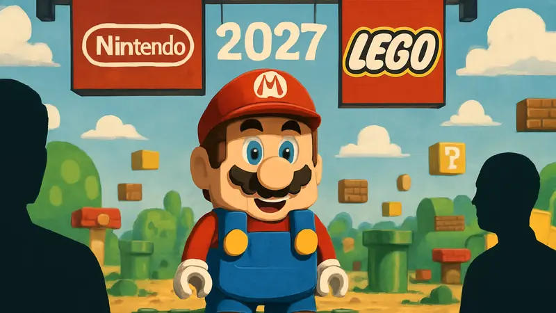 Минифигурка Марио LEGO Super Mario, анонс новых наборов в 2027 году, Nintendo и LEGO