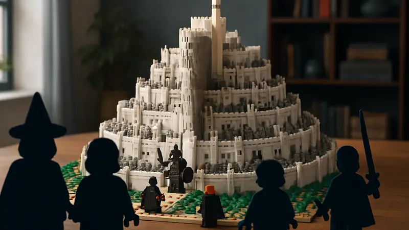Огромный набор Lego Минас Тирит из «Властелина Колец» с минифигурками