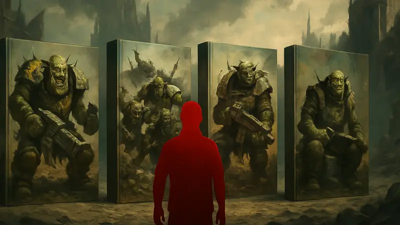 Обложки новых книг Black Library для фанатов орков из Warhammer 40,000.