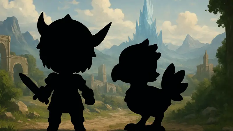 Фигурки Nendoroid Воина Света и Чокобо из Final Fantasy