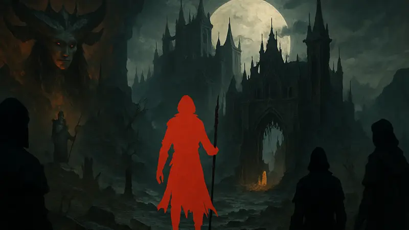Арт новой ARPG Darkhaven от ветеранов Blizzard на фоне Diablo IV и других современных ARPG.