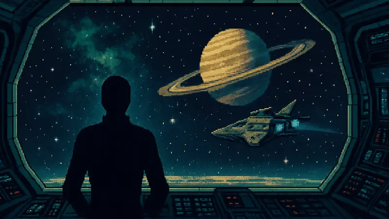 Обложка или скриншот из классического космического симулятора Star Quest 1, доступного бесплатно.
