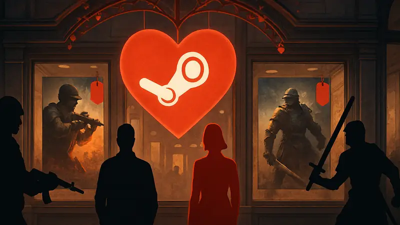 Распродажа Steam PvP Fest, скидки на PvP игры, День святого Валентина Steam, акции Steam