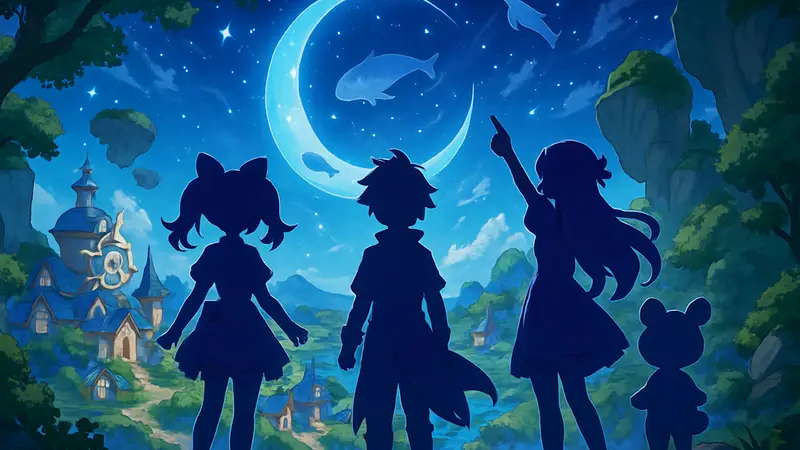 Персонажи из аниме-игры Petit Planet Stardrift, скриншот или арт