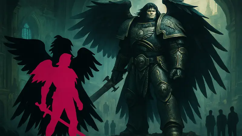 Фигурка Корвуса Коракса JoyToy, примарх Warhammer: The Horus Heresy