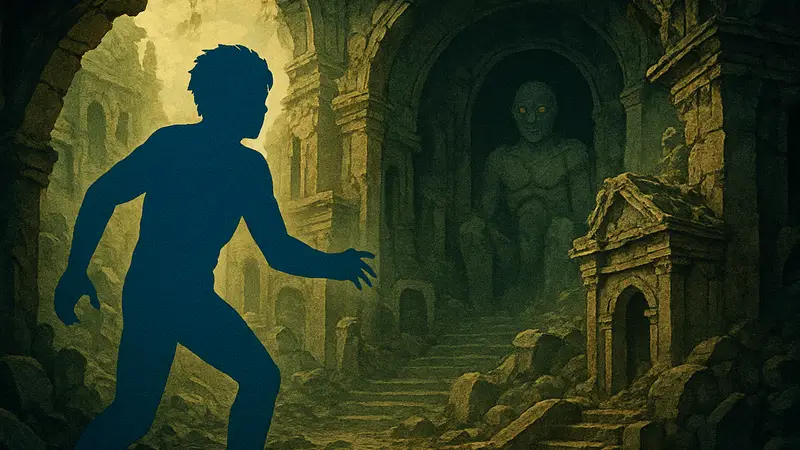 Обложка японской приключенческой игры Relics 1986 года, выходящей в Steam.