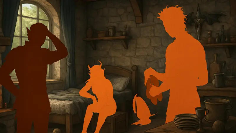 Персонажи Baldur's Gate 3 в быту: какие компаньоны стали бы худшими соседями по комнате.