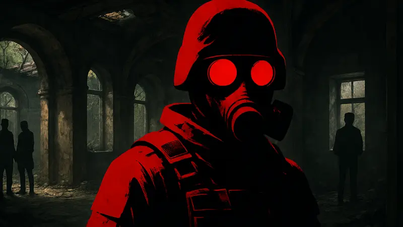 Агент HUNK в своем противогазе из серии Resident Evil