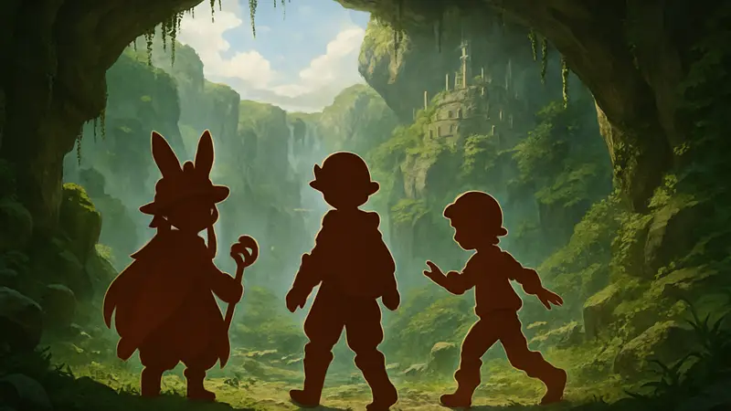Арт из игры Made in Abyss: An Irredeemable Journey of Mysteries, карточный рогалик по аниме