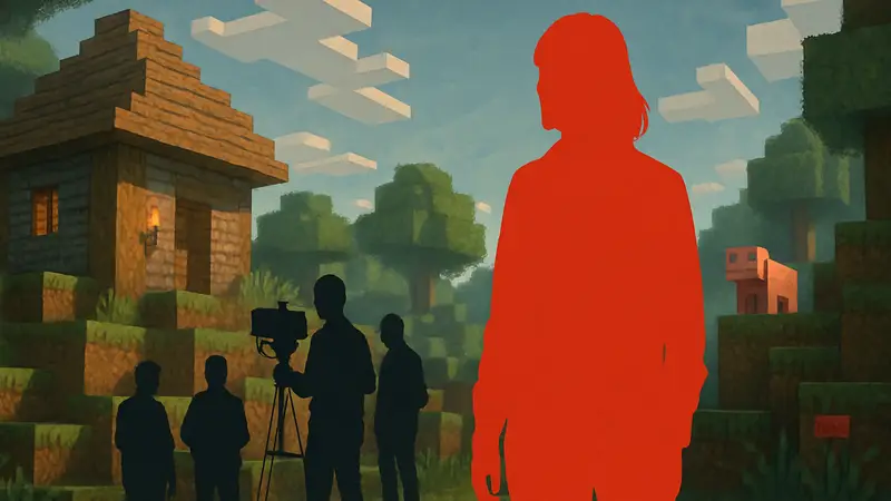 Кирстен Данст на съёмках фильма «Minecraft в кино 2».