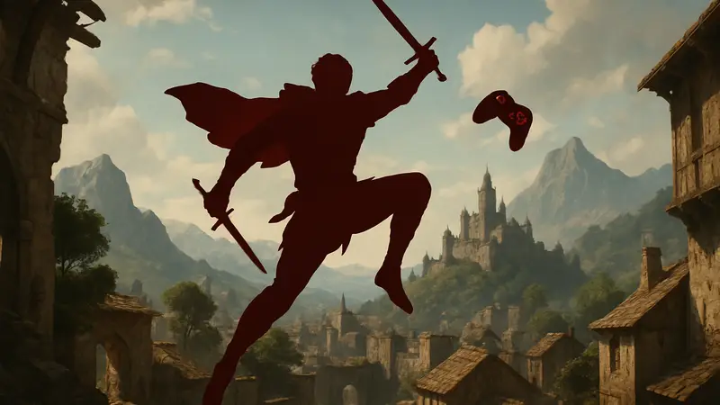 Игрок в Crimson Desert совершает эффектное действие. Конкурс PC Gamer по клипам.