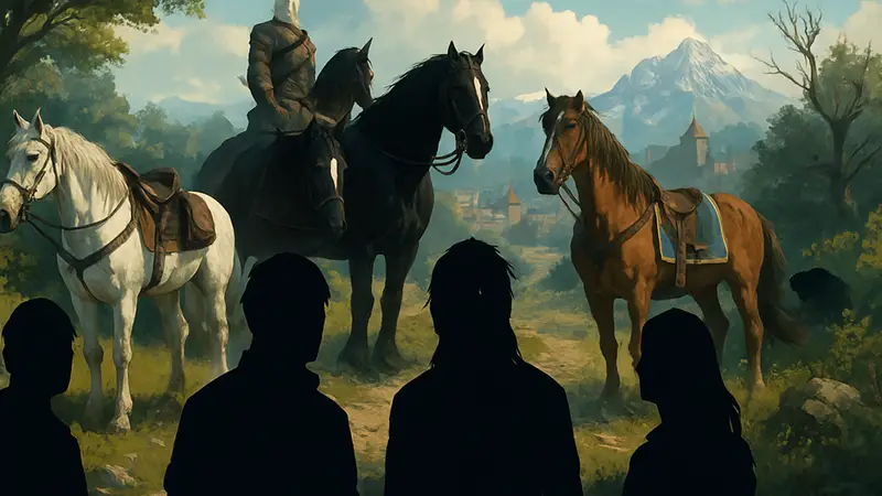 Известные лошади из видеоигр, такие как Плотва. Проверьте свои знания о конях из популярных игр.