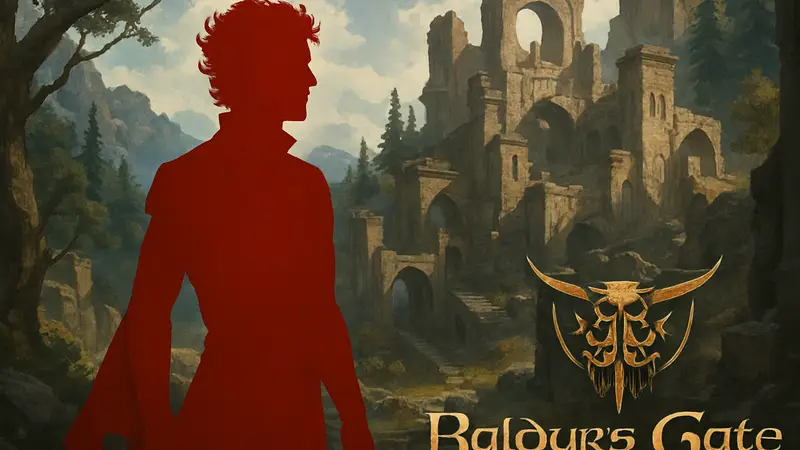 Обложка книги Baldur's Gate 3 с изображением Астариона.