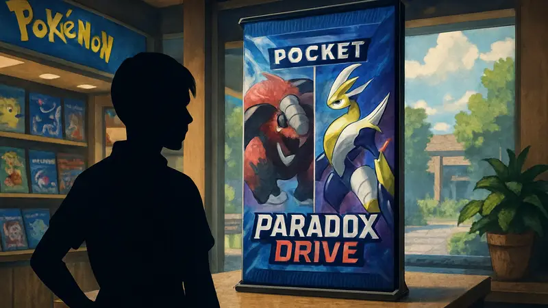 Pokémon TCG Pocket, Paradox Drive, бустер, Покемоны Прошлого и Будущего, Scarlet и Violet.