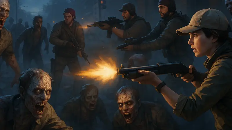 Геймплей No More Room in Hell 2, показывающий зомби и игроков в кооперативном режиме с новыми режимами.