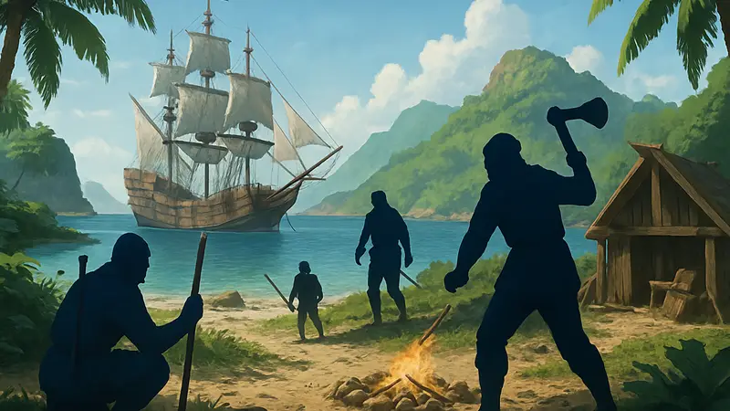 Игровой скриншот Windrose: корабли и элементы выживания на острове, миллион продаж