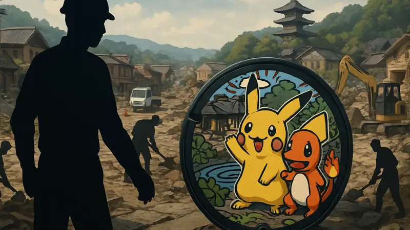 Покемоны, Япония, Исикава, люки, восстановление, стихийные бедствия