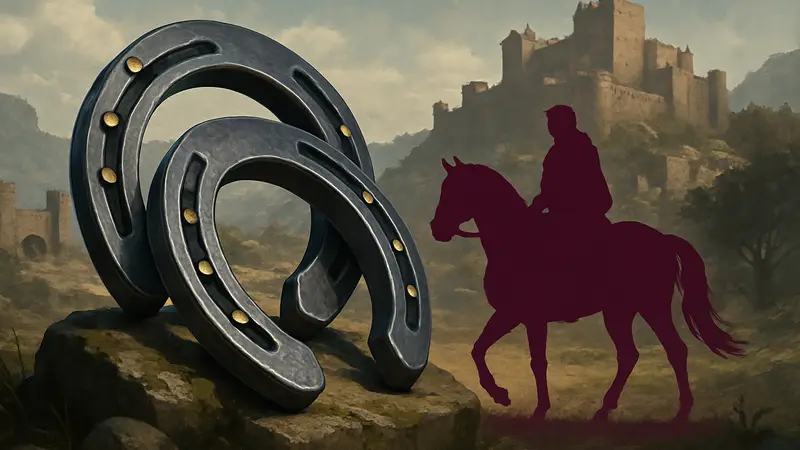 Изображение подков Steelheart Horse Shoes из игры Crimson Desert для улучшения лошадей.