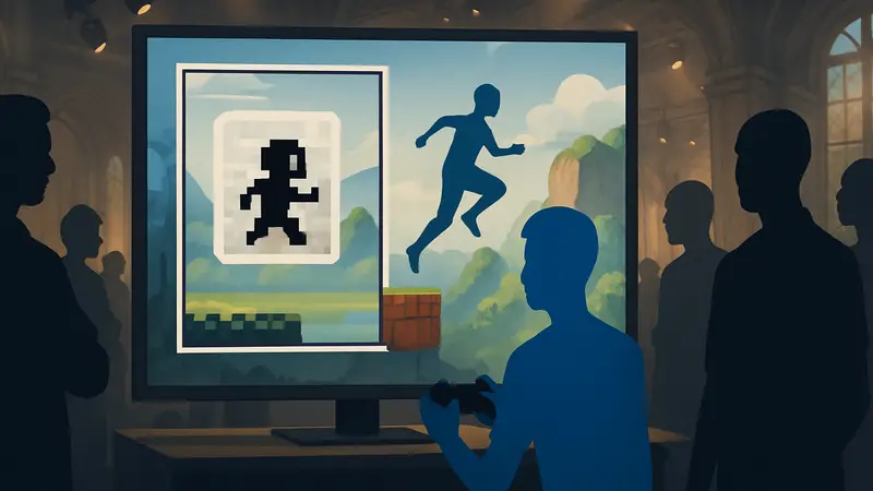 Игровой процесс Screenbound, демонстрирующий уникальное смешение измерений на Summer Game Fest.