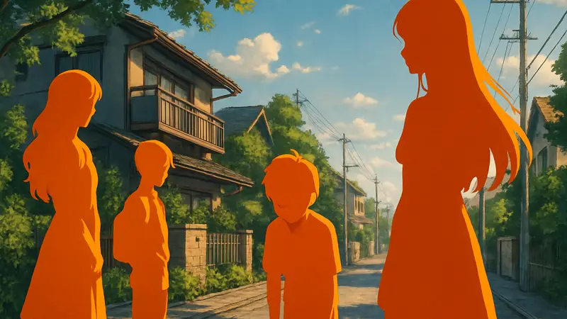 Постер аниме «Uchi no Otouto-domo ga Sumimasen» с главными персонажами