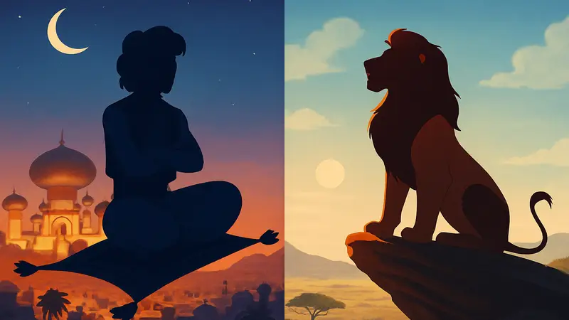 Обложка коллекции игр Disney Classic Games: Aladdin и The Lion King.