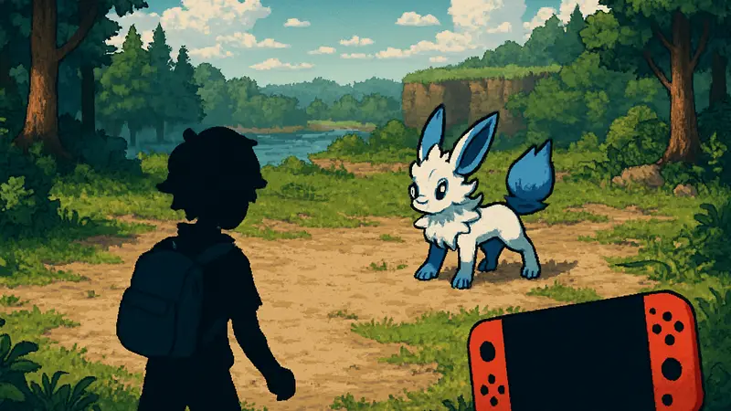 Игровой скриншот LumenTale: Memories Of Trey на Nintendo Switch с пиксельной графикой